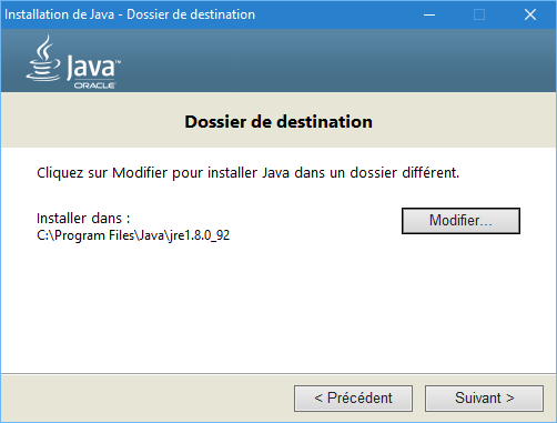 JDK - Installeur - Etape 4 JDK - Installeur - Etape 4