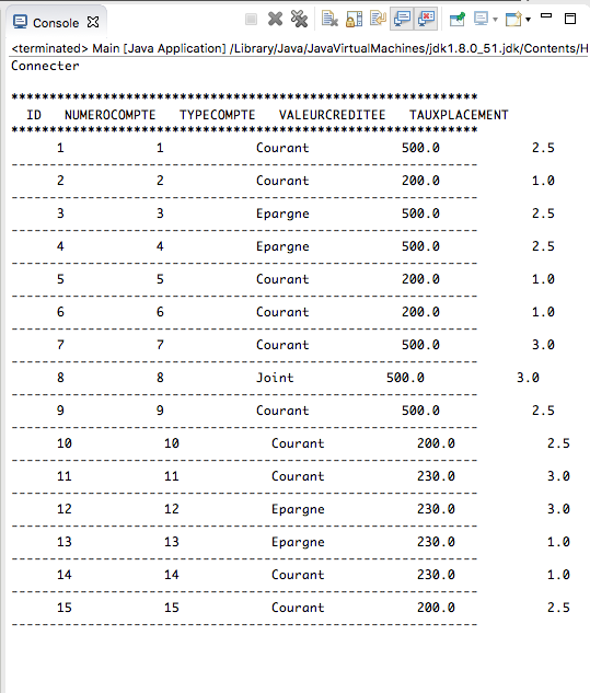 Java – Communiquer avec une base de données MySQL 2 Code - Connexion JAVA & Mysql - C